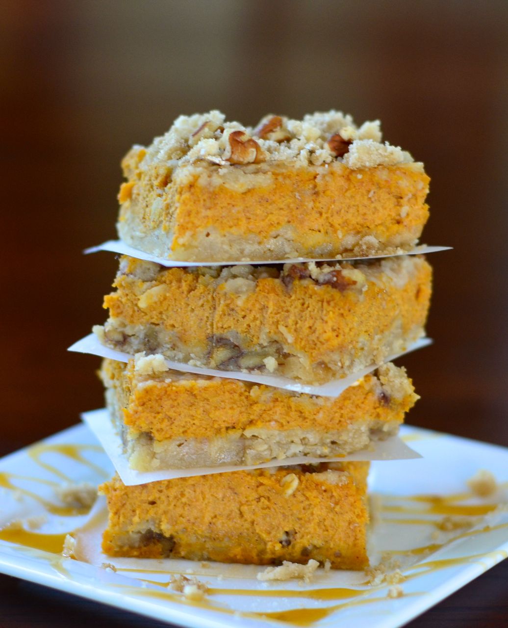 Pumpkin Caramel Bars