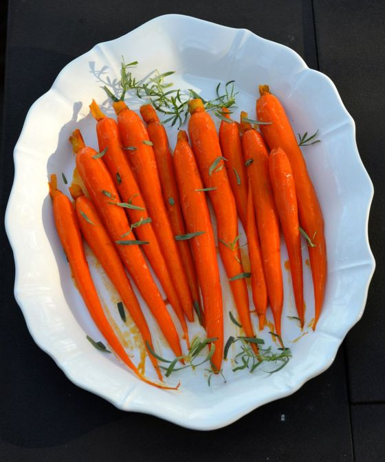 Carrots in Carrot Juice Glaze