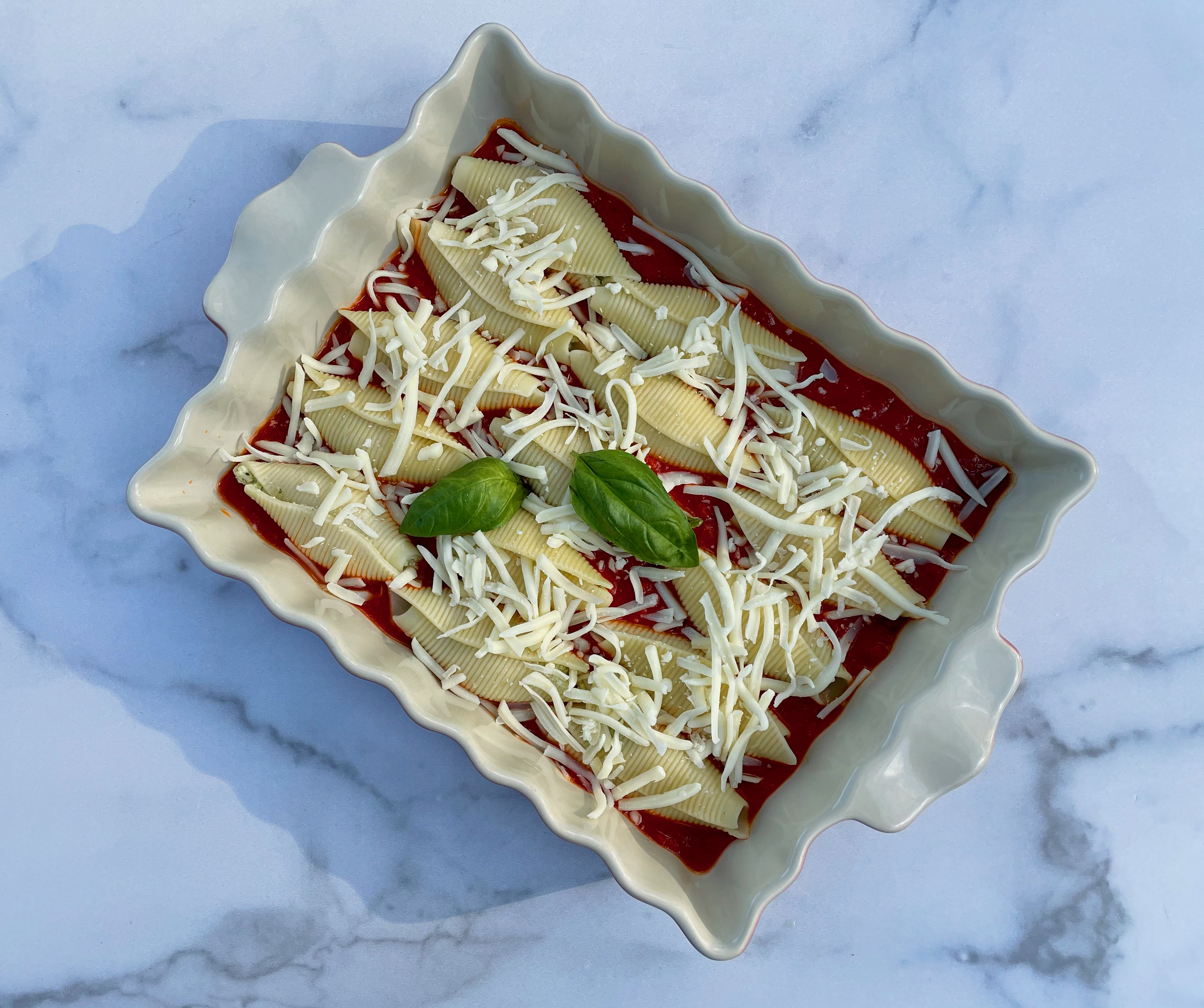 Lemon Asparagus Pesto and Ricotta Stuffed Shells | Mary Duke Cooks!